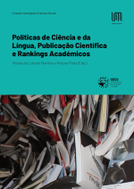 Capa "Políticas de Ciência e da Língua, Publicação Científica e Rankings Académicos"